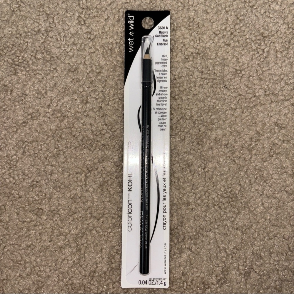 wet ‘n’wild Kohl Eyeliner Pencil, Long-Lasting, Smooth, Creamy new makeup